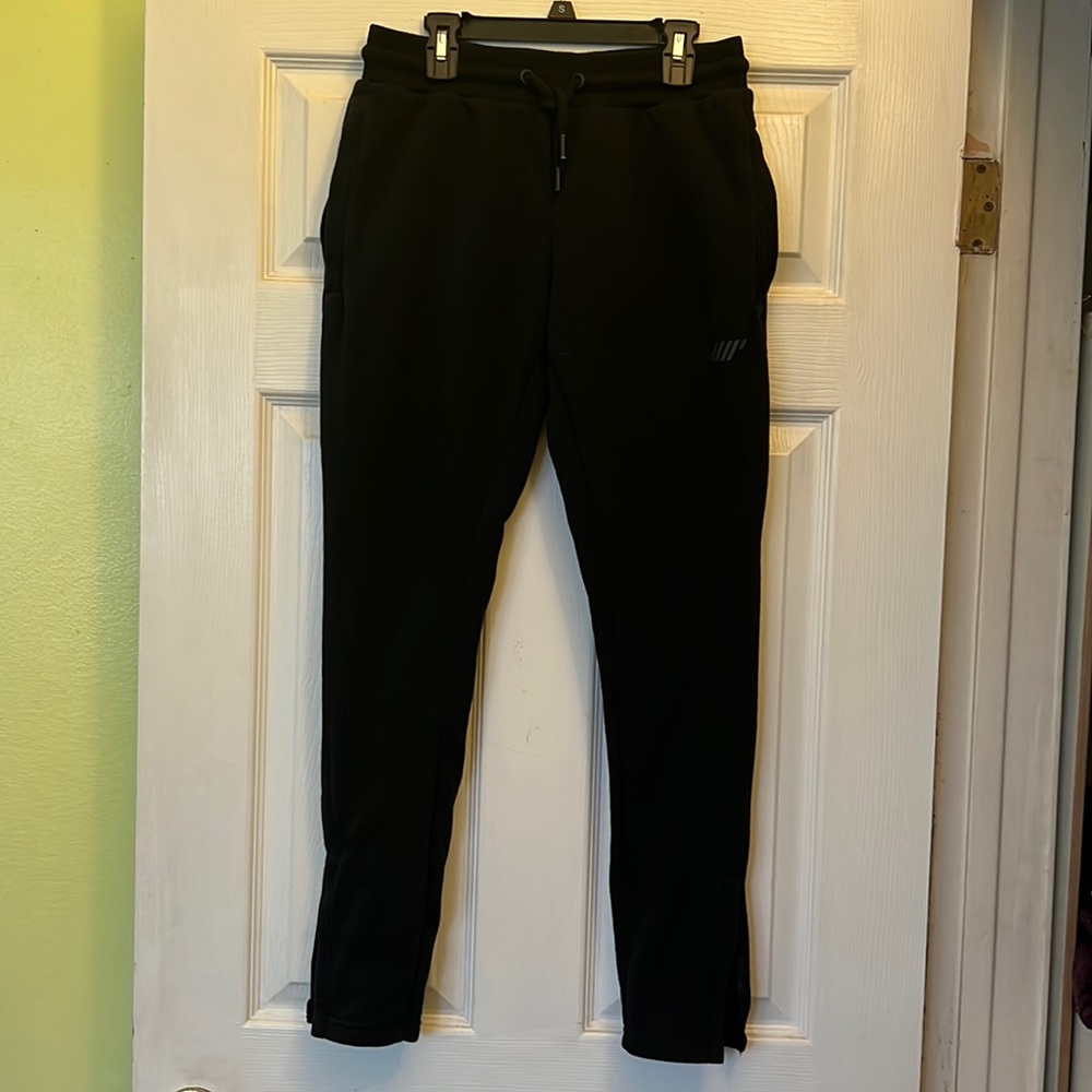 MEN’s MyProtein Fleece Sweatpants with side zipper size XS